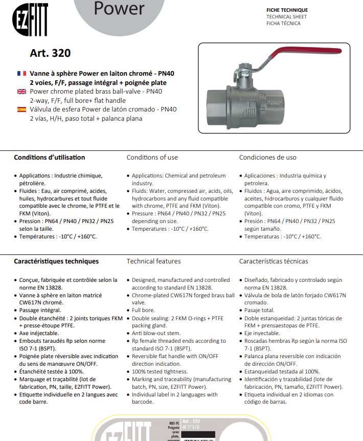 Fiche technique - Power -...